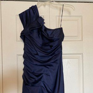 Express Navy Cocktail Dress